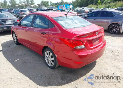 2012 Hyundai Accent Gls from USA, damaged, VIN KMHCU4AE3CU136389